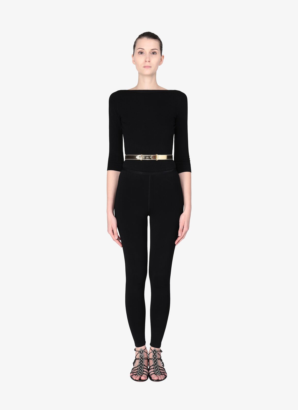 BELT CUIR METAL GOLD ALAÏA GOLD  BELT CUIR METAL GOLD